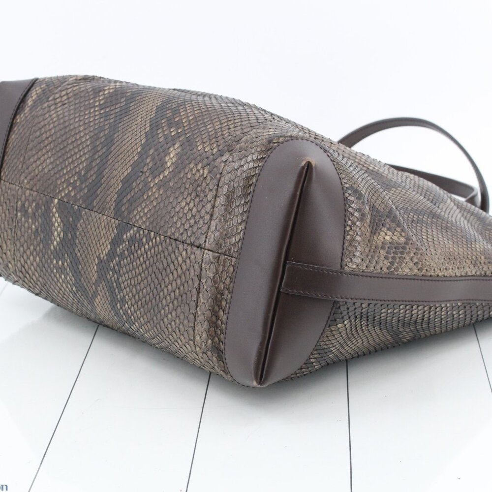 Gucci Python Tote Bag with Pouch - image 6